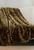 60" X 50" Beige and Ivory Knitted Polyester Animal Print Plush Throw Blanket