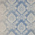 8' X 10' Ivory and Blue Damask Distressed Non Skid Area Rug