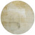 8' Wheat Round Striped Washable Indoor Outdoor Area Rug