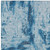 3' X 5' Denim Blue And Blue Abstract Washable Indoor Outdoor Area Rug