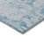 3' X 5' Denim Blue And Blue Abstract Washable Indoor Outdoor Area Rug