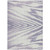 9' X 12' Lavender And Ivory Abstract Washable Indoor Outdoor Area Rug
