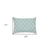 14" X 20" Sea Green Polka Dot Indoor Outdoor Throw Pillow