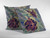 20 Terracotta Hibiscus Indoor Outdoor Zippered Throw Pillow