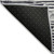 9' X 12' Black Gray And Ivory Striped Washable Indoor Outdoor Area Rug