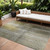 10' X 14' Taupe Gray And Black Abstract Washable Indoor Outdoor Area Rug