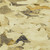 9' X 12' Gold And Beige Abstract Washable Indoor Outdoor Area Rug