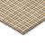 9' X 12' Copper And Ivory Geometric Washable Indoor Outdoor Area Rug