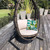 14" X 20" Teal And White Blown Seam Floral Lumbar Indoor Outdoor Pillow