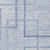 3' X 5' Sky Blue And Denim Blue Geometric Washable Indoor Outdoor Area Rug