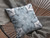 26" Blue Floral Forest Indoor Outdoor Zippered Throw Pillow