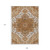 9' X 12' Terra Cotta Beige And Brown Oriental Washable Indoor Outdoor Area Rug
