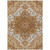 9' X 12' Terra Cotta Beige And Brown Oriental Washable Indoor Outdoor Area Rug