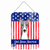 American Flag Design with Dog Wall or Door Hanging Prints - 638508213235