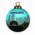 Chicago Hand Painted Glass Ornament - 707466943567