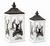 Merry Christmas Lantern (Set of 2) 17.5"H, 22.75"H Wood - 746427775984