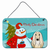 Snowman with Dog Art Wall or Door Hanging Prints - 638508132598