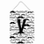 Moustache Initial Wall or Door Hanging Prints - 638508029386