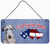 Woof If You Love America Dog Artwork Wall or Door Hanging Prints - 615872936359