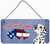 Woof if you love America Dog Art Wall or Door Hanging Prints - 615872937301