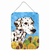 Summer Flowers Design with Dog Wall or Door Hanging Prints - 615872609499