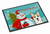 Snowman Dog Art Indoor or Outdoor Mat - 638508133922