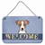 Welcome Design with Dog Wall or Door Hanging Prints - 638508001139