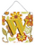 Monogram Letter Floral Wall or Door Hanging Prints - 615872983971