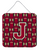 Monogram Letter Football Wall or Door Hanging Prints - 638508303677