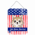 American Flag Design with Dog Wall or Door Hanging Prints - 638508213389
