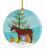 Donkey Christmas Ceramic Ornament - 652259329618