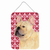 Hearts Love and Valentine's Day Design with Dog Wall or Door Hanging Prints - 615872619856