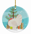Turkey Christmas Ceramic Ornament - 652259330942