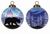 Northern Lights Bear Hand Painted Glass Ornament - 196704551761