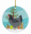 Chicken Christmas Ceramic Ornament - 652259329465