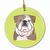 Dog Portrait on Ceramic Ornament - 615872908622