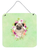 Flowers Design with Dog Wall or Door Hanging Prints - 194030073797