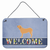 Welcome Sign with Dog Wall or Door Hanging Prints - 638508693754