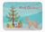 Merry Christmas Tree Dog Art Machine Washable Memory Foam Mat - 638508641977