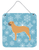 Winter Snowflake Design with Dog Art Wall or Door Hanging Prints - 638508520548