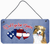 Woof If You Love America Dog Artwork Wall or Door Hanging Prints - 615872936632