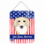 American Flag Design with Dog Wall or Door Hanging Prints - 638508212993