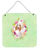 Flowers Design with Dog Wall or Door Hanging Prints - 194030072714