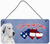 Woof If You Love America Dog Artwork Wall or Door Hanging Prints - 615872936434