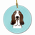 Dog Portrait on Ceramic Ornament - 615872907625