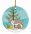 Donkey Christmas Ceramic Ornament - 652259329571