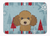 Winter Holiday Dog Art Machine Washable Memory Foam Mat - 638508634641
