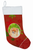 Dog and Christmas Snowflakes Christmas Stocking - 705332017411