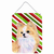 Candy Cane Holiday Christmas Design with Dog Wall or Door Hanging Prints - 615872622733
