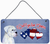 Woof if you love America Dog Art Wall or Door Hanging Prints - 615872937479